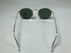 Ray-Ban RB3447 Round Gold Frame Green Lens Sunglasses