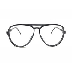 Vintage Matte Black Aviator Sunglasses Frames 130 Designer Men Women Coil Spring