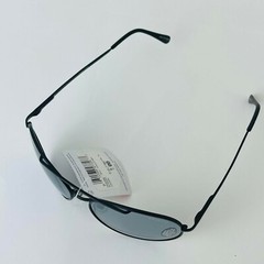 Famous Maker Sunglasses For Men Aviator 100% UV Protection, Black / Gray, (NEW )