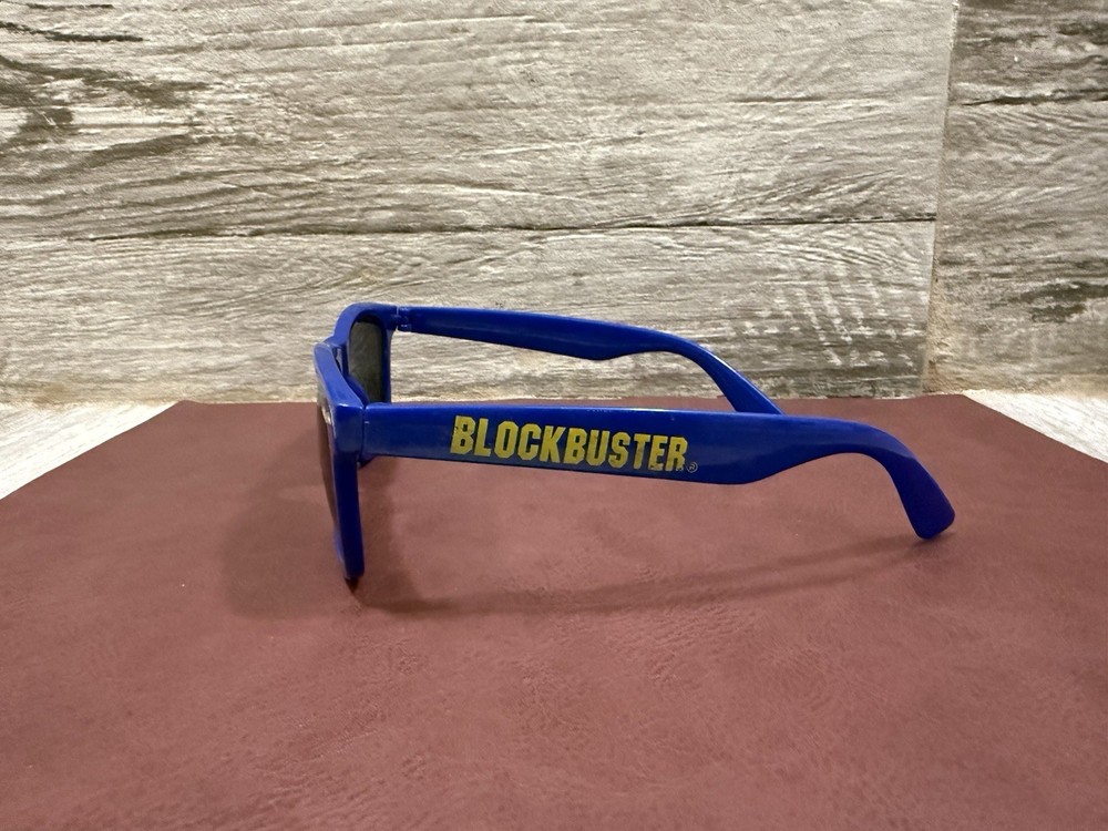 Wayfarer Style Blue Blockbuster Sunglasses Bend Oregon Retro Fun Unisex