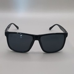 Mens Locs Sunglasses Matted Black Wood Print Square Rectangular Frame