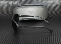 EMPORIO ARMANI EA4029 50638G Black Square 64 mm Men’s Sunglasses