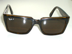 RAY BAN RB2191 INVERNESS 54-18mm TORT POLARIZED CRYSTAL RECTANGULAR SUNGLASSES