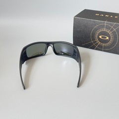 Oakley Gascan Polarized Sunglasses OO9014 Matte Black Fame Deep Blue