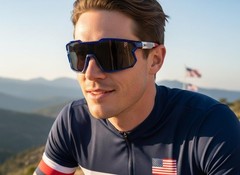 Oversize Sporty Wrap Around Large SUNGLASSES For Men Patriotic American USA Flag