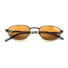Serengeti 6778 Black Metal Round Oval Sunglasses Frames Japan Designer Men