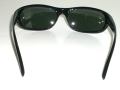 RAY-BAN RB4033 601 PS SHOT RECTANGLE G15 UV CRYSTAL LENS GLOSSY BLACK SUNGLASSES
