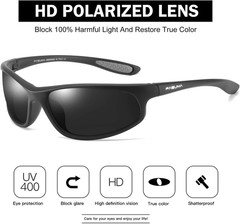 Men’s Sports Sunglasses Polarized UV400 Protection Cycling Running Fishing