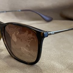 Ray-Ban RB4187 Chris 856/13 Sunglasses Tortoise Lightweight 54-18-145 see Desc