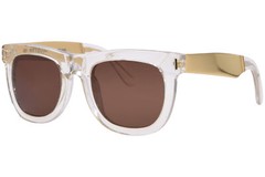 RetroSuperFuture Ciccio 894 SU13 Sunglasses Crystal/Gold/Brown Square Shape 50mm