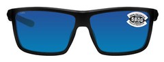 Costa Del Mar Rinconcito Matte Black Blue Mirror 580 Glass Polarized Lens