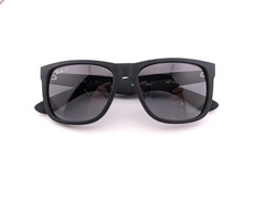 Ray-Ban Sunglasses, Polarized Lenses, Justin RB 4165 622/T3 Matte Blk, 54-16-145