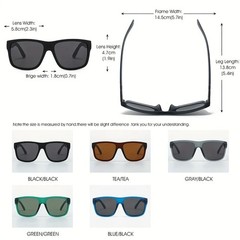 Polarized Sunglasses Men UV400 Vintage Driving Fishing Sports Sun Glasses