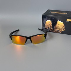 Oakley Flak 2.0 XL OO9188 Sunglasses Black Frame Polarized Red Lens Mens New