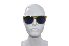 RetroSuperFuture Basic 859 SS12 Sunglasses Transparent Green/Blue Tint 55mm