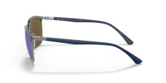 Ray-Ban RB3686 Blue On Gunmetal/Blue Chromance Polarized 57 mm Sunglasses