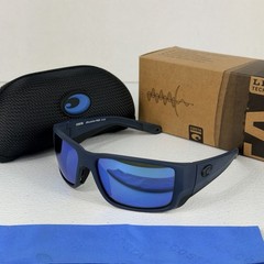 06S9078 Costa Del Mar Sunglasses Blackfin Pro Midnight Blue Mirror 580 lens
