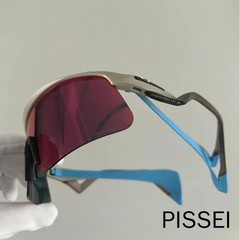 Oakley Stunt Wing Sports Glasses 9519 Purple Red Polarized Lenses Outdoor IN BOX
