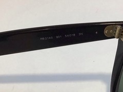 RAY-BAN Men’s WAYFARER RB 2140 901 SUNGLASSES / Hand Made In Italy K (54-18 3N)