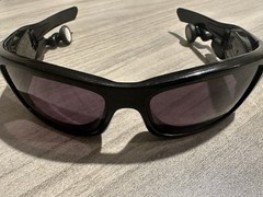 Oakley Split Thump MP3 Polished Black Grey 1GB Music Player Sunglasses 200-0201