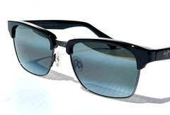 NEW Maui Jim KAWIKA Glossy Black POLARIZED Neutral Grey Lens Sunglass 257-17C