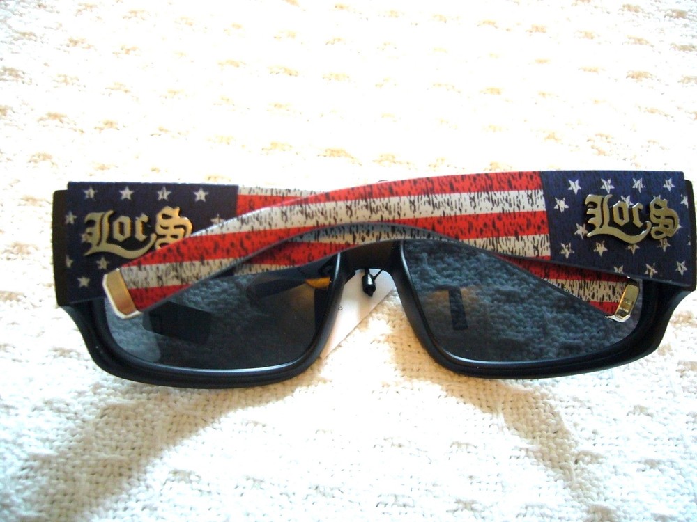 Men’s Sunglasses USA LOCS Women’s American Flag True American Patriot Pride