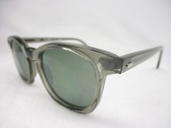 Pentax Hoya Sunglasses Preppy Retro Horn Rim 60’s Style Gray Frame G15 48 Medium