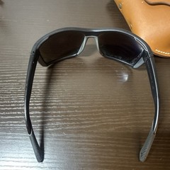 Bajio Bales Beach BAL220 Polarized Green Mirrored Glass Wrap Sunglasses Black