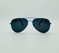 Blenders LifeStyles Aviator polarized Sunglasses Metallic Blue Frames