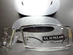 Classy Elegant Modern Contemporary Clear Lens Day Night SUN GLASSES Sleek Frame