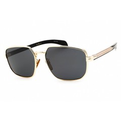 David Beckham Men’s Sunglasses Gold/Black Full Rim Frame DB 7121/G/S 0RHL IR