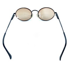 Serengeti Drivers Matte Black Metal Round Oval Sunglasses Frames Designer Unisex