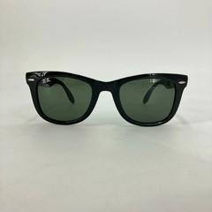 Used RAY BAN Ray Ban WAYFARER FOLDING Sunglasses RB4105 Black Aeon Hiro