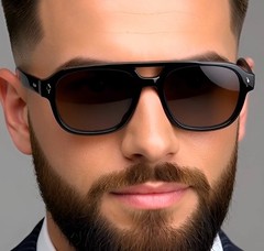 Fashion Square Sunglasses, Vintage Retro Rectangle Sunglasses for Men and Women