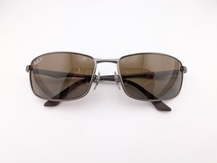 Ray-Ban Sunglasses, Polarized Lenses, RB 3498 029/T5 3P Gunmetal, 61-17-135