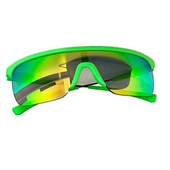 Emporio Armani Matte Fluo Green Sunglasses Branded Zip Case EA-4146-583431 NEW