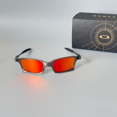 Oakley Juliet X-Metal Sunglasses Gun Gray w/ Fire Iridium Lens
