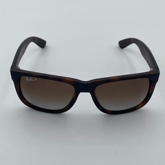 Ray Ban Justin Classic Matte Havana Sunglasses Polarized Square Italy