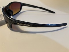 X Loop HD Sunglasses 8XHD336904 Amber Brown Lens 3369 Black Gray Carbon Fiber