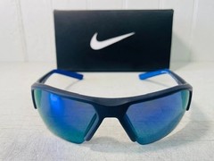 $149 Nike Skylon Ace Sport Sunglasses Obsidian Blue w Violet Lenses DV2151-451