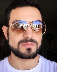 Vintage Large Aviator Metal Frame Posche Cool Gangsta Shades Sunglasses 3663 Men