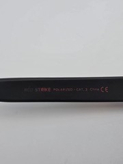 Blenders Canyon Red Strike Matte Black Frame Polarized Red Mirror Sunglasses