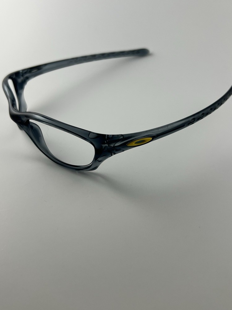 Oakley Fives 2.0 Crystal Black Frame Only Yellow Icons RARE