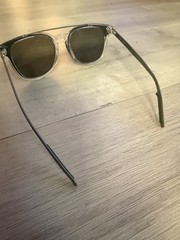 Dior Homme BLACKTIE218S Sunglasses Gray Crystal Aluminum Frame 52-19-150 Italy