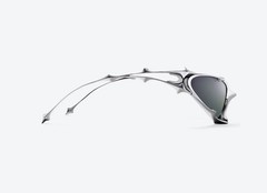 Gentle Monster Goxx 02 Sunglasses 2025 Bold Silver Frame Silver Lenses / FAST