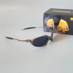 Oakley Romeo X Metal Retro Sunglasses Black Frame/Black Lens