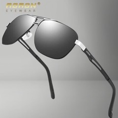 Aluminium HD Polarized Photochromic Sunglasses Pilot Men Eyewear Driving Glasses