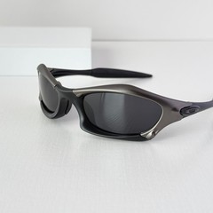 Oakley Splice Sunglasses Gunmetal Black Frame Black Lens Triple Black