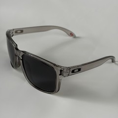 Oakley Holbrook XL Grey Smoke Clear Translucent Sunglasses Prizm Black Grey Lens
