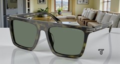 MICHAEL KORS MK2249U 37053H Edgewater Olive Tortoise Green 55 m Men’s Sunglasses